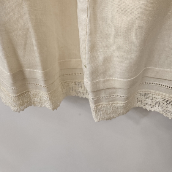 NWT - VTG - Ellen Tracy Linen Cream Color Skirt - Size 8 - Picture 3 of 11